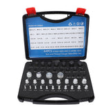 44pcs Nut and Bolt Thread Checker Inch Metric Nut and Bolt Gauges with Case for Size Check On Tricky Narrow Area Black and Silver In Australia - Darrahopens