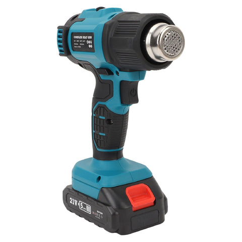 Handheld Hot Air Machine Professional Cordless Lithium Battery Hot Air Machine with 3 Nozzles for Crafts Shrink PVC Resin Decorating