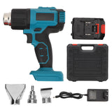 Handheld Hot Air Machine Professional Cordless Lithium Battery Hot Air Machine with 3 Nozzles for Crafts Shrink PVC Resin Decorating