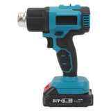 Handheld Hot Air Machine Professional Cordless Lithium Battery Hot Air Machine with 3 Nozzles for Crafts Shrink PVC Resin Decorating