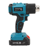 Handheld Hot Air Machine Professional Cordless Lithium Battery Hot Air Machine with 3 Nozzles for Crafts Shrink PVC Resin Decorating