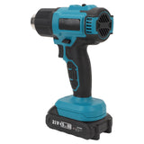 Handheld Hot Air Machine Professional Cordless Lithium Battery Hot Air Machine with 3 Nozzles for Crafts Shrink PVC Resin Decorating