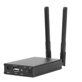 Microwave Power Amplifier Aluminum Alloy Shell High Performance 2 Antennas 2.4G 5.8G WiFi Remote Control