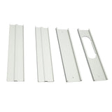 4pcs AC Window Sealing Plates Portable Air Conditioner Exhaust Hose Adjustable Window AC Vent Kit For 5in Diameter Exhaust Hose