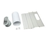 4pcs AC Window Sealing Plates Portable Air Conditioner Exhaust Hose Adjustable Window AC Vent Kit For 5in Diameter Exhaust Hose