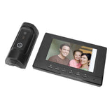 Video Intercom System 7 Inch Color LCD Wired HD Video Doorbell Door Phone System for Villa House Office Apartment 100‑240V US Plug In Australia - Darrahopens
