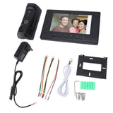 Video Intercom System 7 Inch Color LCD Wired HD Video Doorbell Door Phone System for Villa House Office Apartment 100‑240V US Plug In Australia - Darrahopens