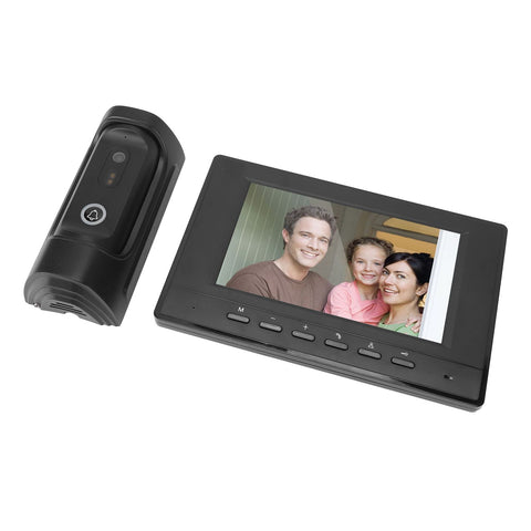 Video Intercom System 7 Inch Color LCD Wired HD Video Doorbell Door Phone System for Villa House Office Apartment 100‑240V EU Plug In Australia - Darrahopens