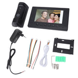 Video Intercom System 7 Inch Color LCD Wired HD Video Doorbell Door Phone System for Villa House Office Apartment 100‑240V EU Plug In Australia - Darrahopens
