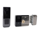 Smart Door Entry Lock Waterproof Safety Fingerprint Password Door Electronic Lock with Remote for Home Bedroom Apartment In Australia - Darrahopens