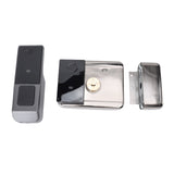Smart Door Entry Lock Waterproof Safety Fingerprint Password Door Electronic Lock with Remote for Home Bedroom Apartment