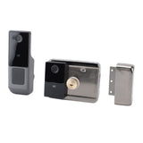 Smart Door Entry Lock Waterproof Safety Fingerprint Password Door Electronic Lock with Remote for Home Bedroom Apartment