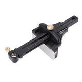 Woodworking Scriber Aluminium Alloy Multifunctional Marking Line Ruler T Type Positioning Scribing Line Drawer for Carpentry DIY Handmade