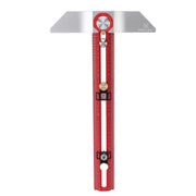 Woodworking Scriber Professional Aluminum Alloy High Accuracy 40cm T Type Woodworking Ruler for Positioning Scribing