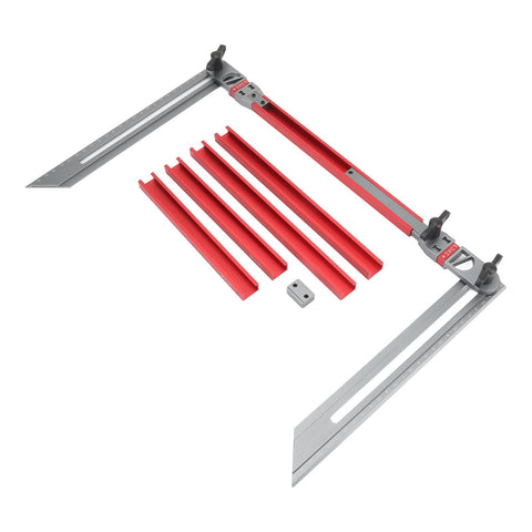 Stair Tread Template Tool Aluminum Alloy High Accuracy Clear Marking Stair Tread Gauge Measuring Tool Jig for Handrail Windowsill Shelf In Australia - Darrahopens
