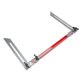 Stair Tread Template Tool Aluminum Alloy High Accuracy Clear Marking Stair Tread Gauge Measuring Tool Jig for Handrail Windowsill Shelf
