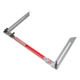 Stair Tread Template Tool Aluminum Alloy High Accuracy Clear Marking Stair Tread Gauge Measuring Tool Jig for Handrail Windowsill Shelf