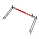 Stair Tread Template Tool Aluminum Alloy High Accuracy Clear Marking Stair Tread Gauge Measuring Tool Jig for Handrail Windowsill Shelf