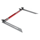 Stair Tread Template Tool Aluminum Alloy High Accuracy Clear Marking Stair Tread Gauge Measuring Tool Jig for Handrail Windowsill Shelf