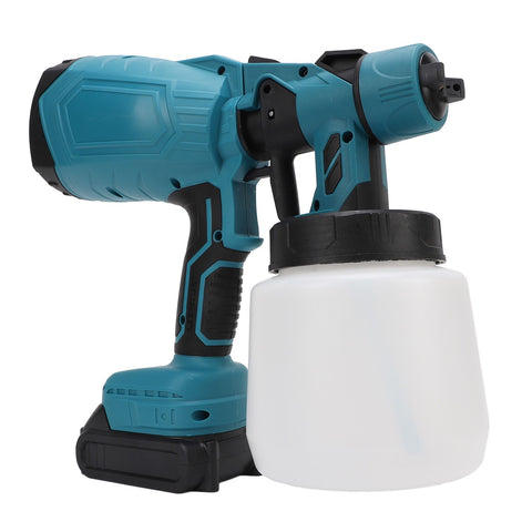 Paint Sprayer 200W 100ML Pot 3 Patterns Adjustable Flow Cordless Spray Paint Gun for Fence Furniture Wall Door US Plug 100‑240V In Australia - Darrahopens