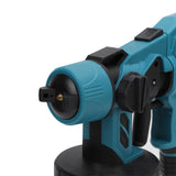 Paint Sprayer 200W 100ML Pot 3 Patterns Adjustable Flow Cordless Spray Paint Gun for Fence Furniture Wall Door US Plug 100‑240V