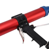 600ml Air Caulking Device Pneumatic Caulk Tool Nozzle Scraper Set G1/4 Seam Tools for Building Home Renovation with Adjustable Valve