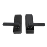Smart Gate Lock Fingerprint Password Key APP Card Unlocking Electronic Entry Lock Biometric Door Handle In Australia - Darrahopens