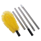 Gutter Cleaning Brush with Stainless Steel Long Rods Nylon Adjustable Gutter Cleaning Tool for Roof Dust Leaves Debris In Australia - Darrahopens