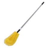 Gutter Cleaning Brush with Stainless Steel Long Rods Nylon Adjustable Gutter Cleaning Tool for Roof Dust Leaves Debris