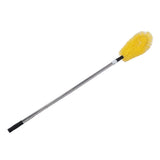 Gutter Cleaning Brush with Stainless Steel Long Rods Nylon Adjustable Gutter Cleaning Tool for Roof Dust Leaves Debris