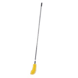 Gutter Cleaning Brush with Stainless Steel Long Rods Nylon Adjustable Gutter Cleaning Tool for Roof Dust Leaves Debris