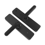 Fingerprint Entry Lock with 2 Keys 2 IC Cards Passcode Sensitive Accurate Smart Entry Door Handle for Wood Door Office Apartment Home