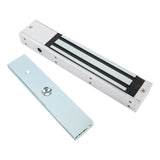 Electric Magnetic Lock 12V 600lbs Holding Force Fail Safe NC Mode Aluminum Alloy Electromagnet Lock for Single Door Access Control System