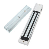 Electric Magnetic Lock 12V 600lbs Holding Force Fail Safe NC Mode Aluminum Alloy Electromagnet Lock for Single Door Access Control System