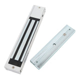 Electric Magnetic Lock 12V 600lbs Holding Force Fail Safe NC Mode Aluminum Alloy Electromagnet Lock for Single Door Access Control System