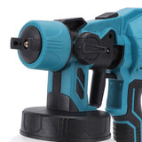 200W Electric Paint Sprayer 1000ml Capacity High Power Rechargeable Automatic Painting Tool for Car Furniture