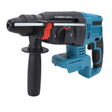 3 in 1 Impact Drill Hammer Set Lightweight Rechargeable Adjustable Mode Rotating Handle for Woodworking Projects Installation