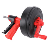 Drain Snake Manual Or Drill Powered 65 Manganese Steel Spring High Hardness Flexible Clog Remover for Toilet Kitchen 10m Spring