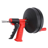 Drain Snake Manual Or Drill Powered 65 Manganese Steel Spring High Hardness Flexible Clog Remover for Toilet Kitchen 10m Spring
