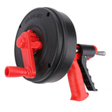 Drain Snake Manual Or Drill Powered 65 Manganese Steel Spring High Hardness Flexible Clog Remover for Toilet Kitchen 10m Spring