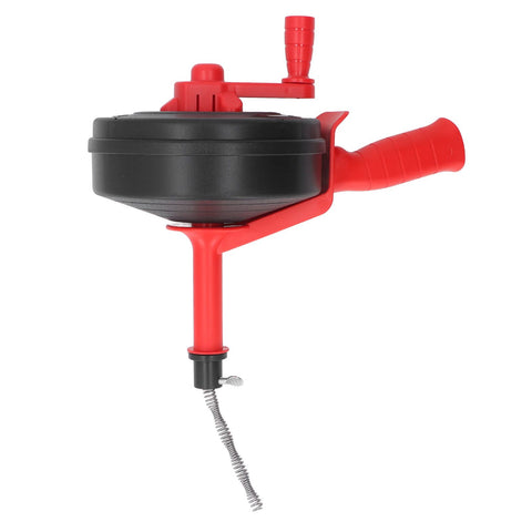 Drain Auger Manganese Steel Spring Multipurpose Plumbing Pipe Unblocker Clog Remover for Kitchen Bathroom Red 5m / 16.4ft Spring In Australia - Darrahopens