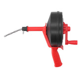 Drain Auger Manganese Steel Spring Multipurpose Plumbing Pipe Unblocker Clog Remover for Kitchen Bathroom Red 5m / 16.4ft Spring In Australia - Darrahopens