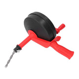 Drain Auger Manganese Steel Spring Multipurpose Plumbing Pipe Unblocker Clog Remover for Kitchen Bathroom Red 5m / 16.4ft Spring