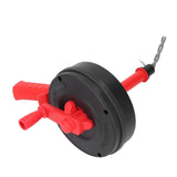 Drain Auger Manganese Steel Spring Multipurpose Plumbing Pipe Unblocker Clog Remover for Kitchen Bathroom Red 7.5m / 24.6ft Spring