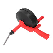 Drain Auger Manganese Steel Spring Multipurpose Plumbing Pipe Unblocker Clog Remover for Kitchen Bathroom Red 7.5m / 24.6ft Spring