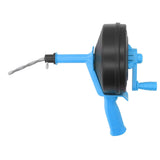 Drain Snake High Hardness 65 Manganese Steel Double Modes Plumbing Drain Auger for Toilet Kitchen Bathroom 7.5m / 24.6ft