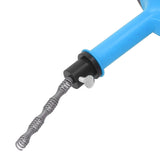 Drain Snake High Hardness 65 Manganese Steel Double Modes Plumbing Drain Auger for Toilet Kitchen Bathroom 7.5m / 24.6ft