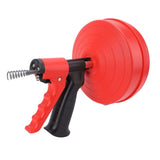 Plumbing Snake 2 Modes Efficient 65 Manganese Steel Spring Drain Clog Remover for Kitchen Toilet 10m Spring
