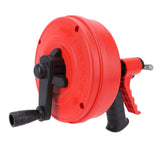Plumbing Snake 2 Modes Efficient 65 Manganese Steel Spring Drain Clog Remover for Kitchen Toilet 10m Spring