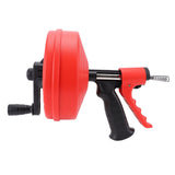 Plumbing Snake 2 Modes Efficient 65 Manganese Steel Spring Drain Clog Remover for Kitchen Toilet 10m Spring